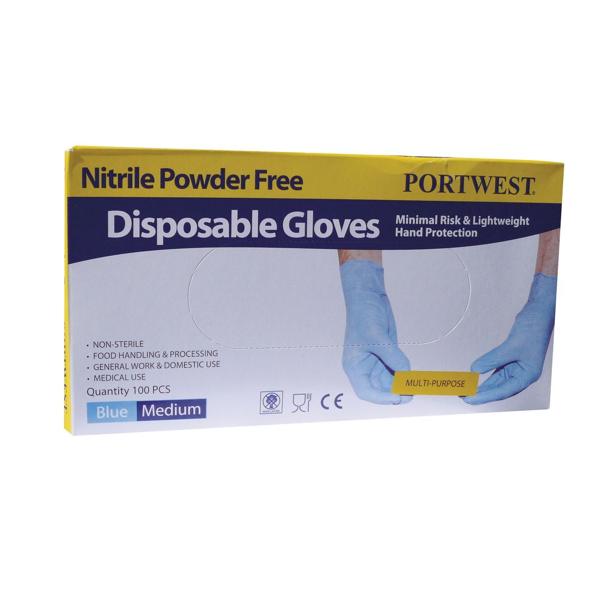 Style A925 Nitrile Disp Gloves Pk100-3