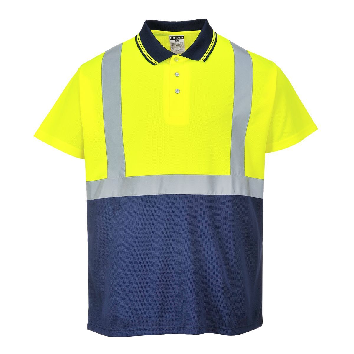 Style S479 HiVis 2Tone Polo Shirt-1