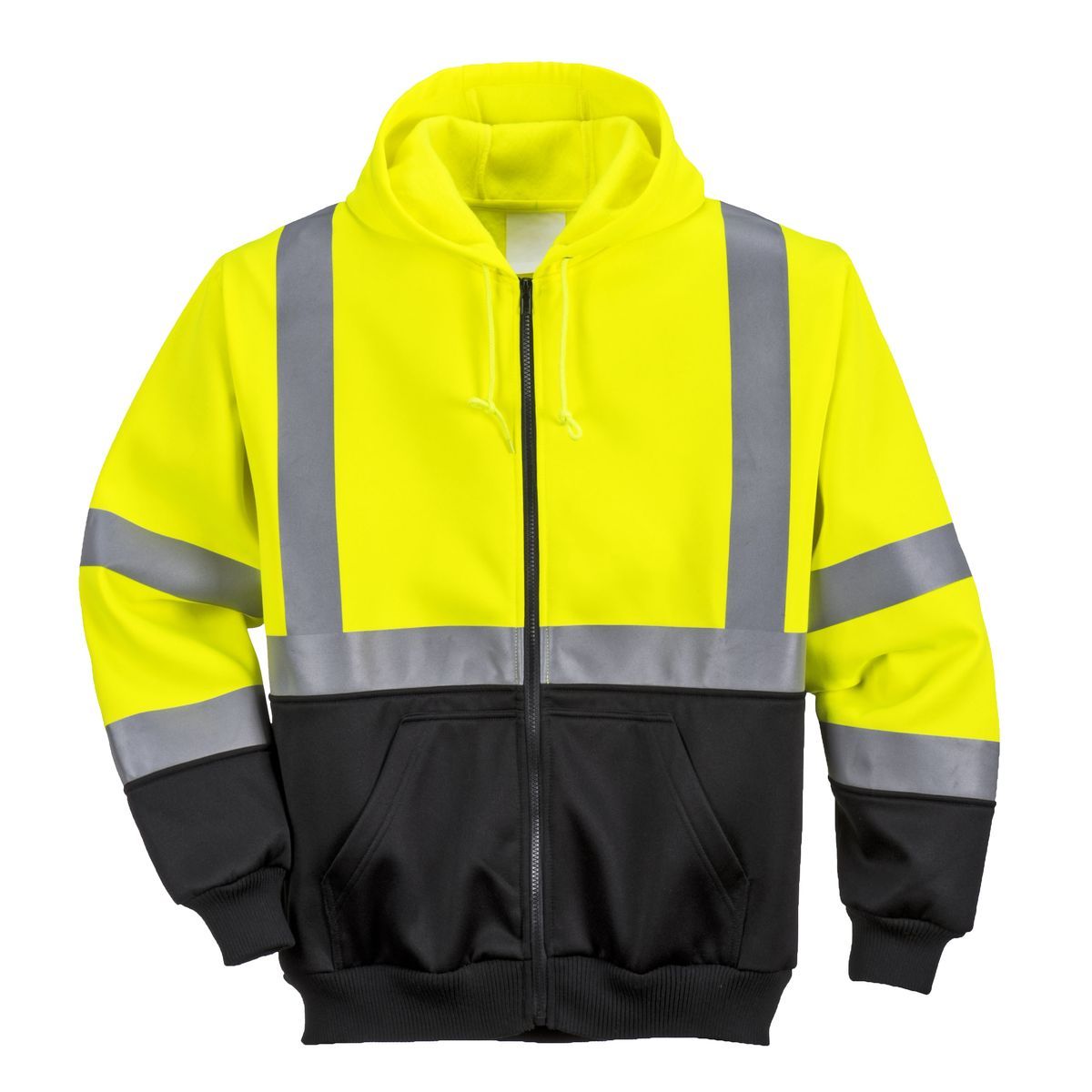 Style UB315 HiVis 2Tone Zipped Hoodie-2