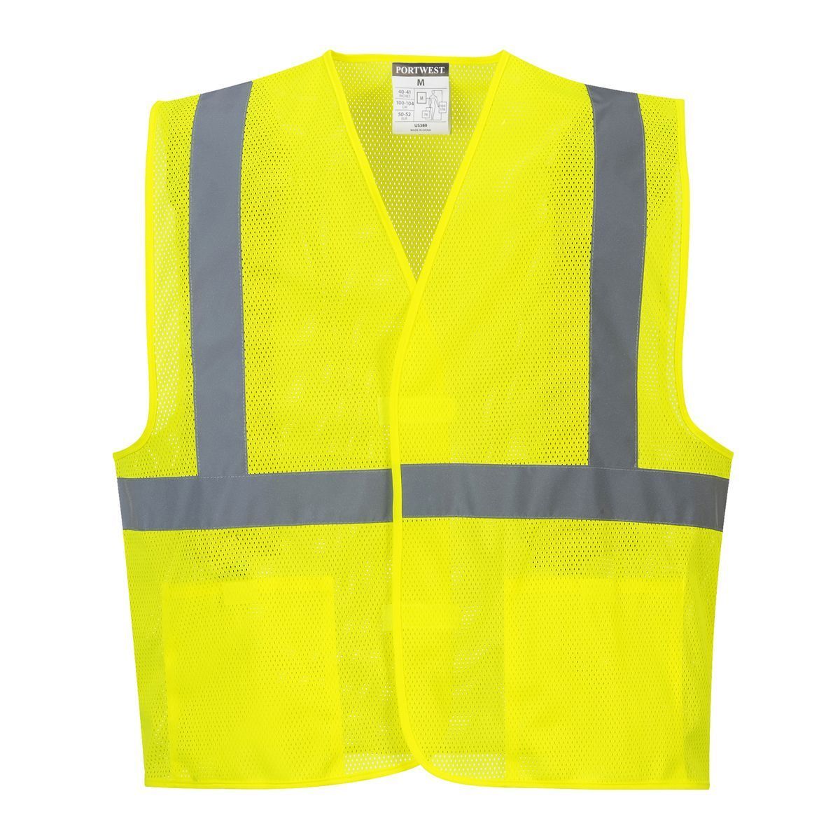 Style UC492 Economy Mesh Vest-1